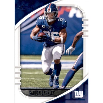 2020 Absolute Blue #10 Saquon Barkley