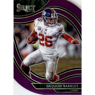 2020 Select Prizm Purple Die Cut #316 Saquon Barkley