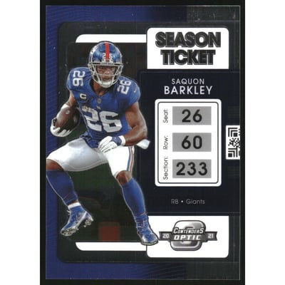 2021 Panini Contenders Optic #37 Saquon Barkley