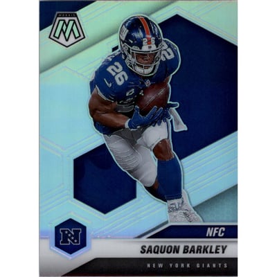 2021 Panini Mosaic Silver #211 Saquon Barkley NFC