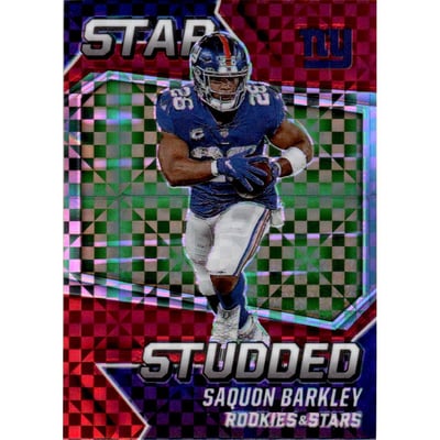 2021 Rookies and Stars Star Studded Red Plaid #4 Saquon Barkley