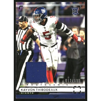 2022 Panini Chronicles Photogenic Jerseys #48 Kayvon Thibodeaux