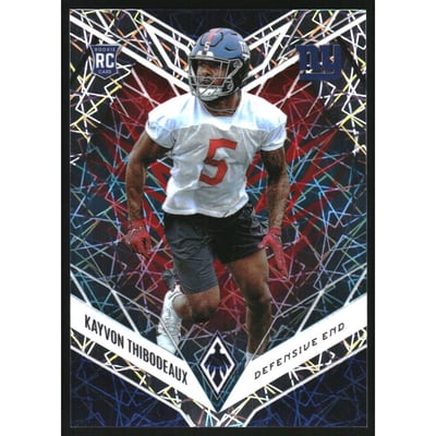 2022 Panini Phoenix Fire and Ice Lazer #168 Kayvon Thibodeaux