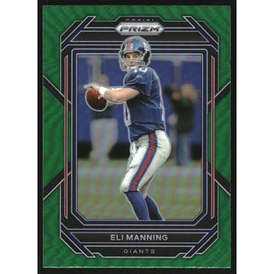2022 Panini Prizm Prizms Green #223 Eli Manning