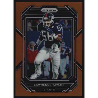 2022 Panini Prizm Prizms Orange #224 Lawrence Taylor