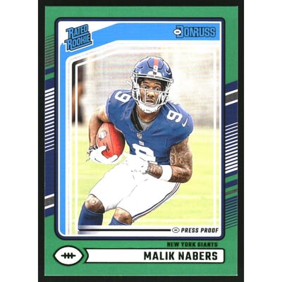 2024 Donruss Press Proof Green #383 Malik Nabers RR