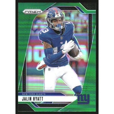 2024 Panini Prizm Prizms Green #215 Jalin Hyatt