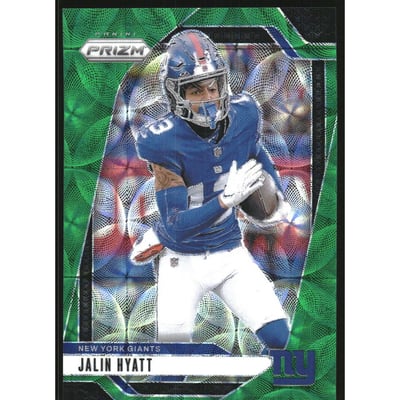 2024 Panini Prizm Prizms Green Scope #215 Jalin Hyatt