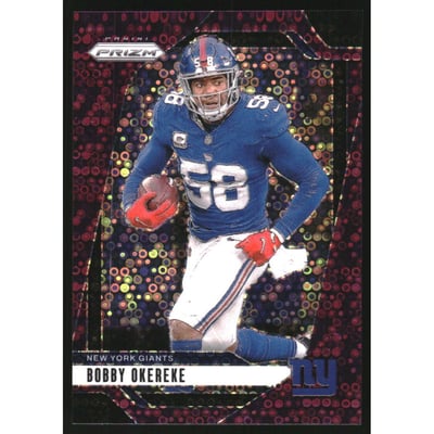 2024 Panini Prizm Prizms No Huddle Purple #216 Bobby Okereke