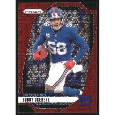 2024 Panini Prizm Prizms No Huddle Red #216 Bobby Okereke