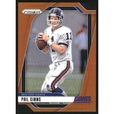 2024 Panini Prizm Prizms Orange #218 Phil Simms