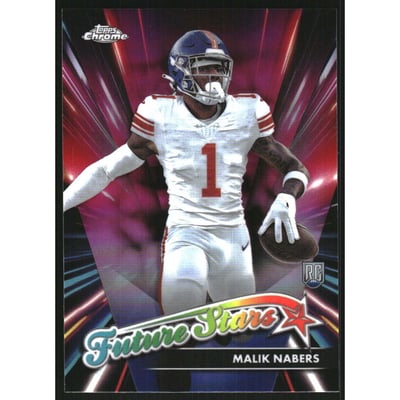 2024 Topps Chrome Future Stars Pink Refractors #FS9 Malik Nabers