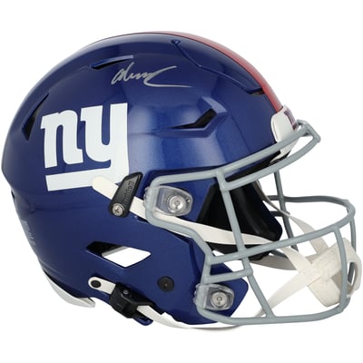 Abdul Carter New York Giants Autographed Fanatics Authentic Riddell Speed Flex Authentic Helmet