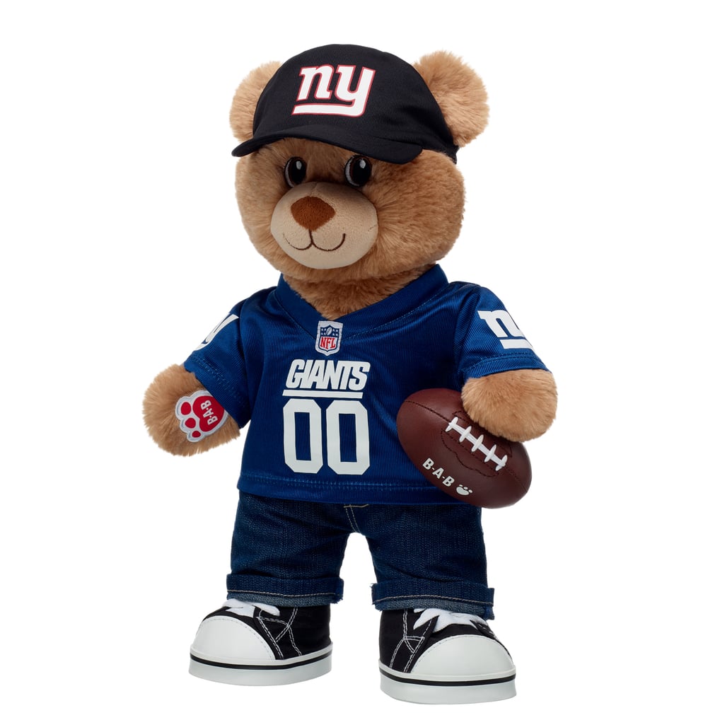 Build-A-Bear New York Giants Happy Hugs Teddy Bear Gift Set