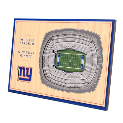 New York Giants Fanpoint 14'' x 10.5'' 3D StadiumView Desktop Display