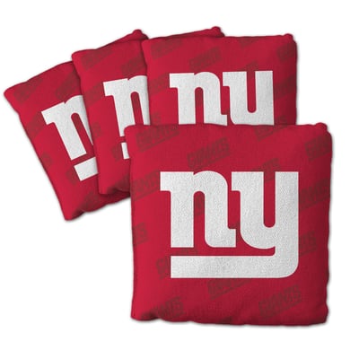 New York Giants Fanpoint Four-Piece Cornhole Bag Set