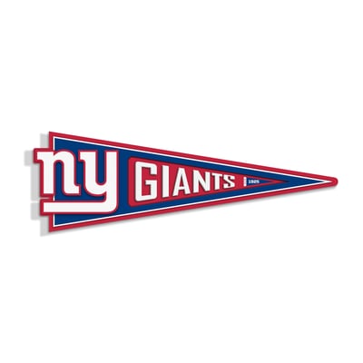 New York Giants IDNA 23" 3D Pennant Wall Art