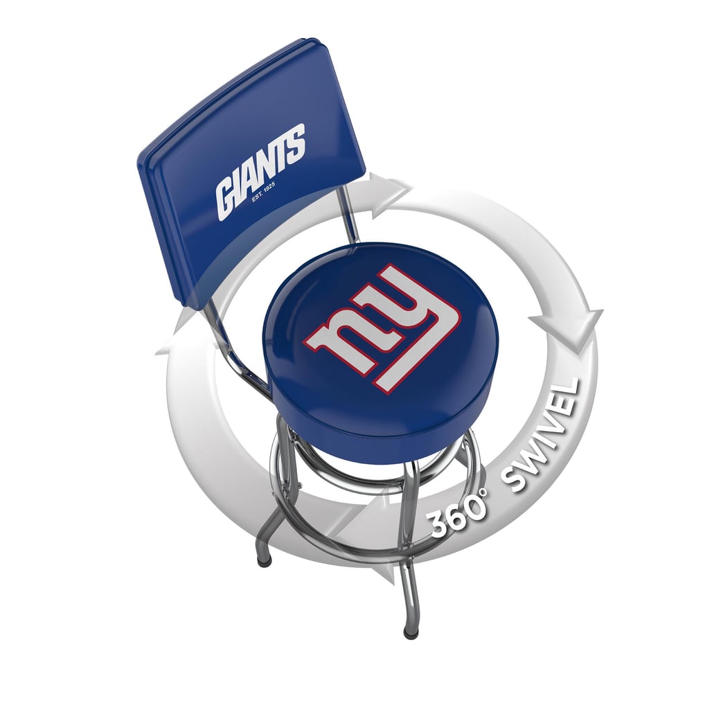 New York Giants Imperial Chrome Bar Stool - Blue