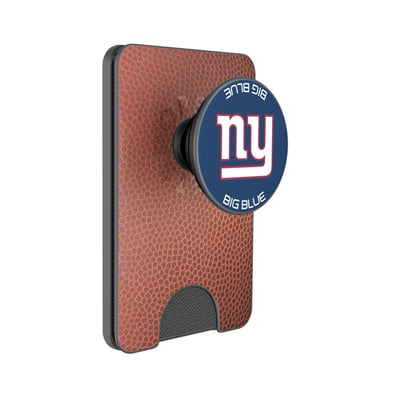 New York Giants Keyscaper Football PopSockets Magnetic Wallet