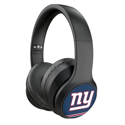 New York Giants Keyscaper Stripe Wireless Bluetooth Headphones With Case