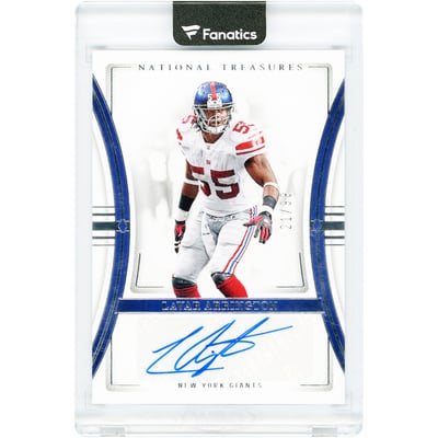 LaVar Arrington New York Giants Autographed 2023 Panini National Treasures Signatures #SIG-LAN #21/99 Card