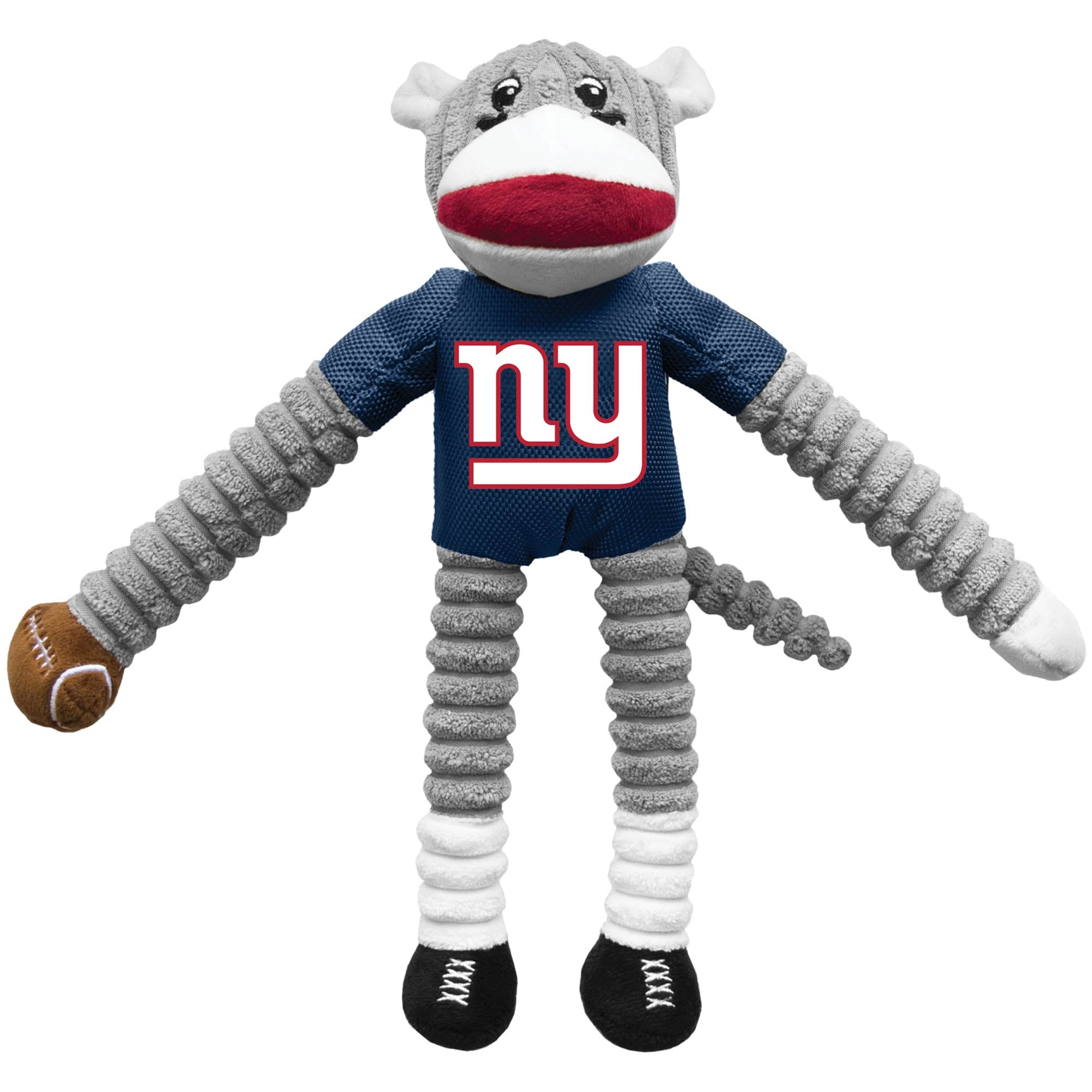 Little Earth New York Giants Team Sock Monkey Pet Toy