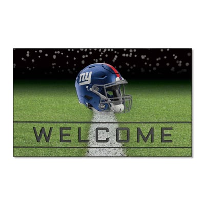 New York Giants Logo Brands 18" x 30" Crumb Rubber Door Mat