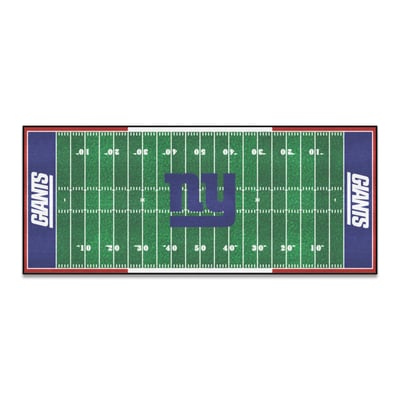 New York Giants Logo Brands 30" x 72" Football Field Runner
