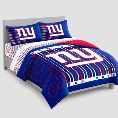 Logo Brands New York Giants Momentum Bed In A Bag - Full