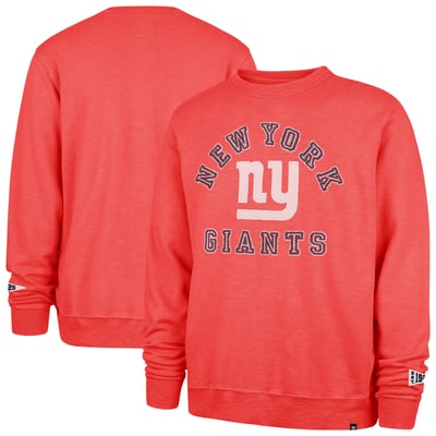 New York Giants '47 Calderwood Well Worn French Terry Sweatshirt - Red
