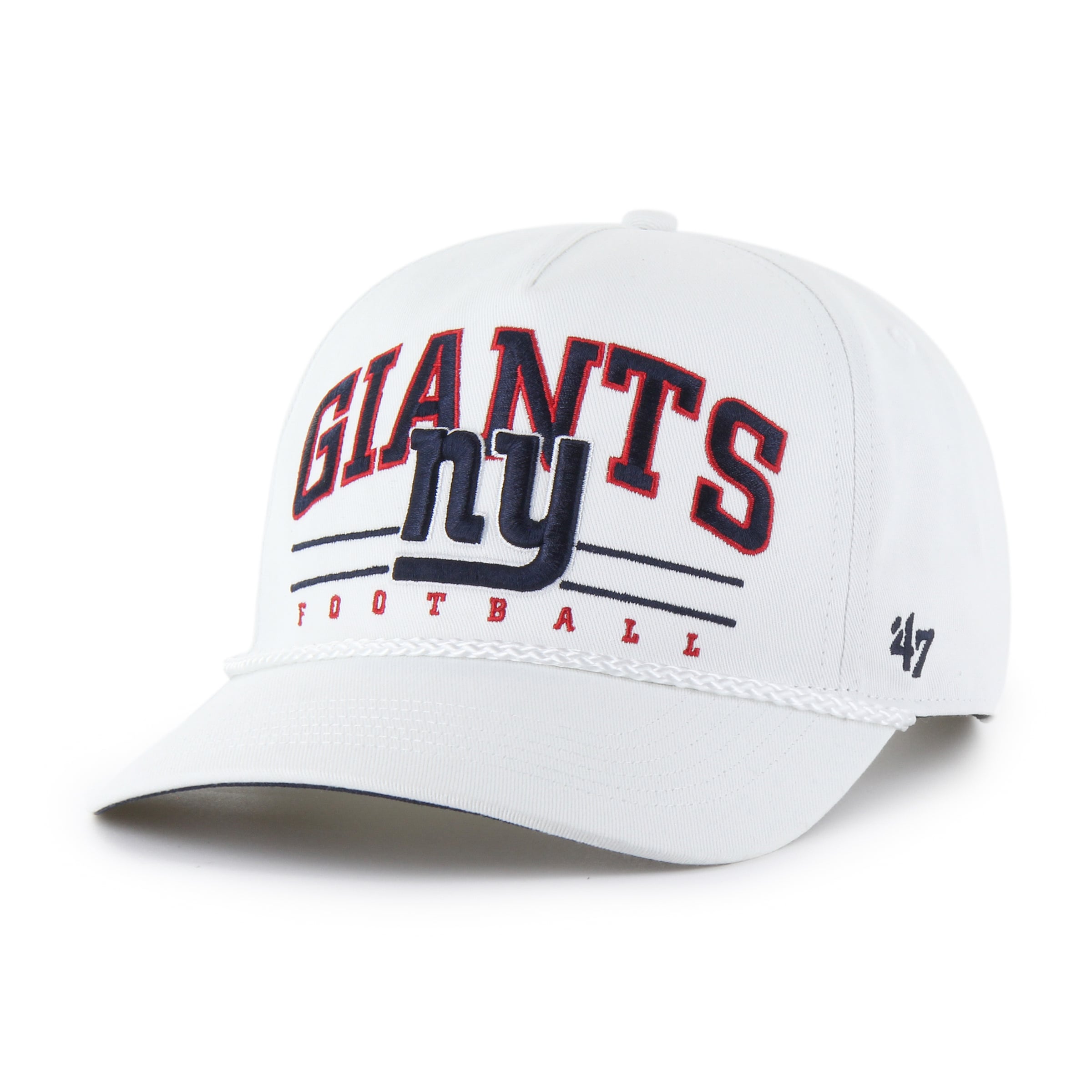 New York Giants White Embellished Satin Baseball Cap Men main image 3