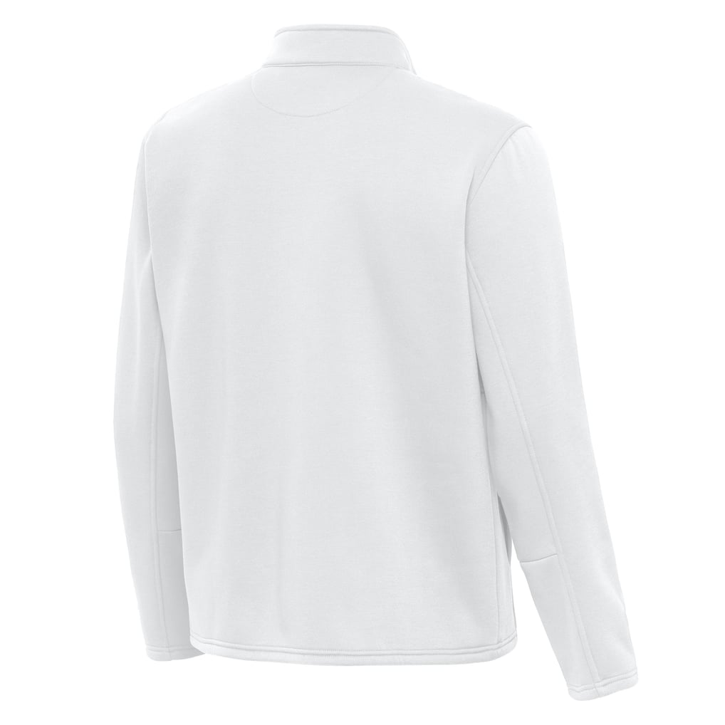 New York Giants Antigua Twist Quarter-Zip Pullover Jacket - White