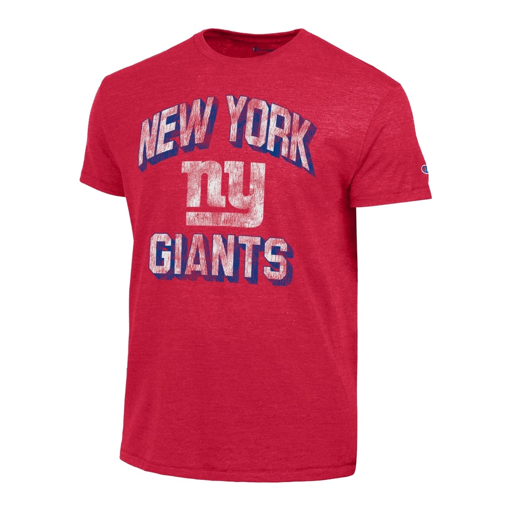 Men's Champion Red New York Giants Ultimate Tri-Blend T-Shirt