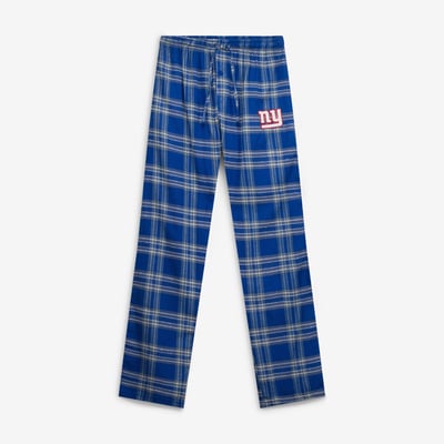 New York Giants Concepts Sport Big & Tall Ultimate Sleep Pants - Royal/Gray