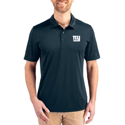 New York Giants Cutter & Buck Prospect Textured Stretch Polo - Navy