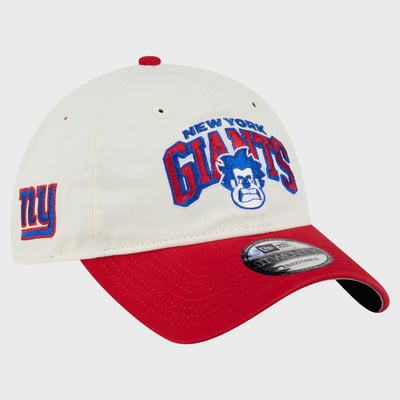 New York Giants Disney x New Era 9TWENTY Adjustable Hat - Cream/Red