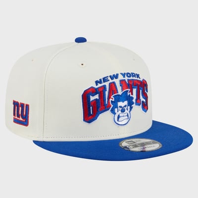 New York Giants Disney x New Era Wreck-It Ralph 9FIFTY Snapback Hat - Cream/Royal