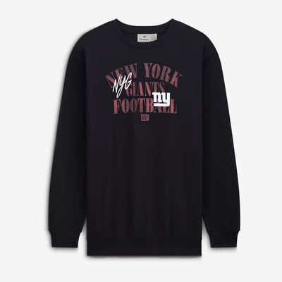 New York Giants Fanatics Big & Tall Relaxed Halftime Lead Sweatshirt - Black