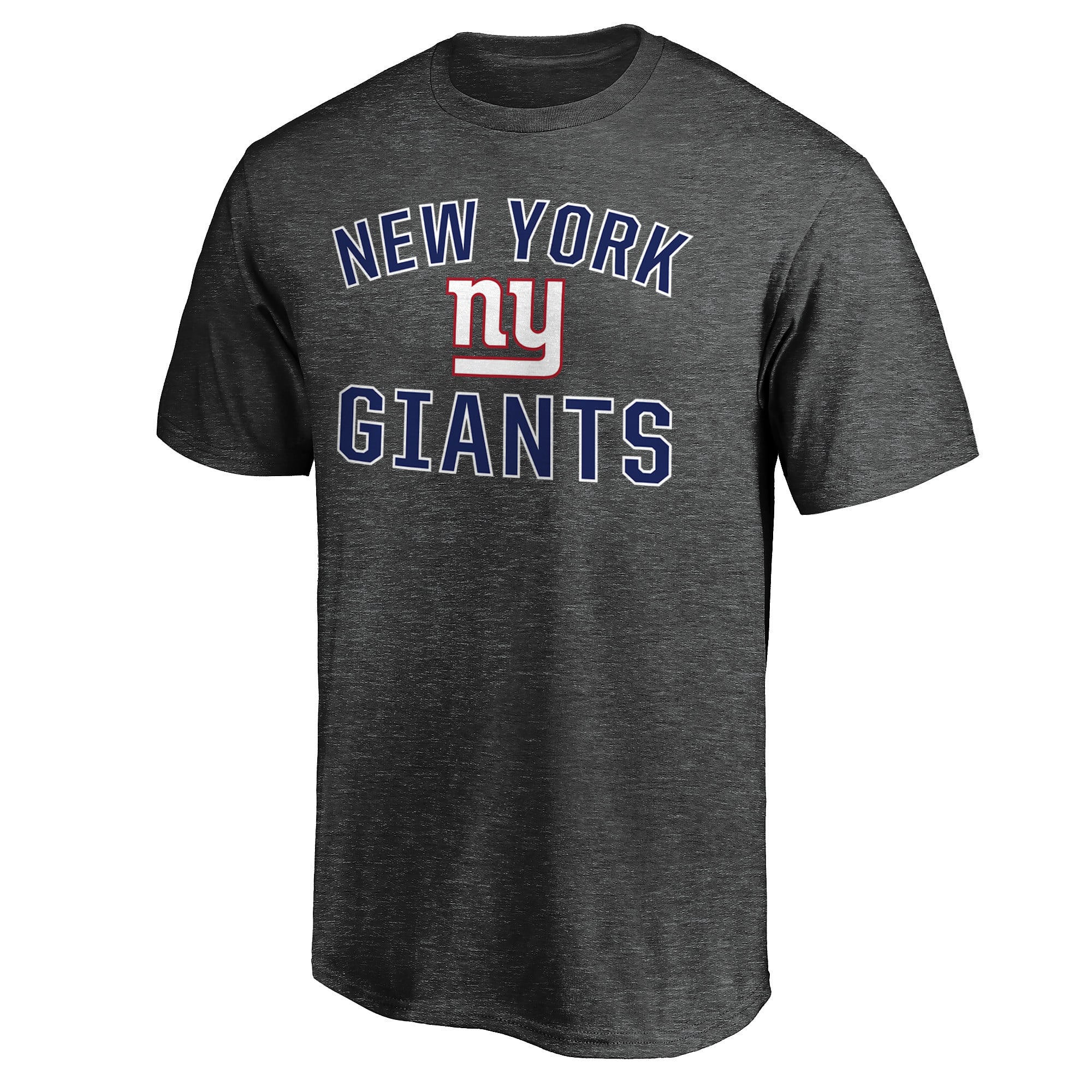 Men's Fanatics Heather Charcoal New York Giants Victory Arch T-Shirt