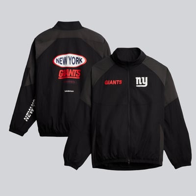 New York Giants lululemon Nylon Oversized Track Jacket - Black