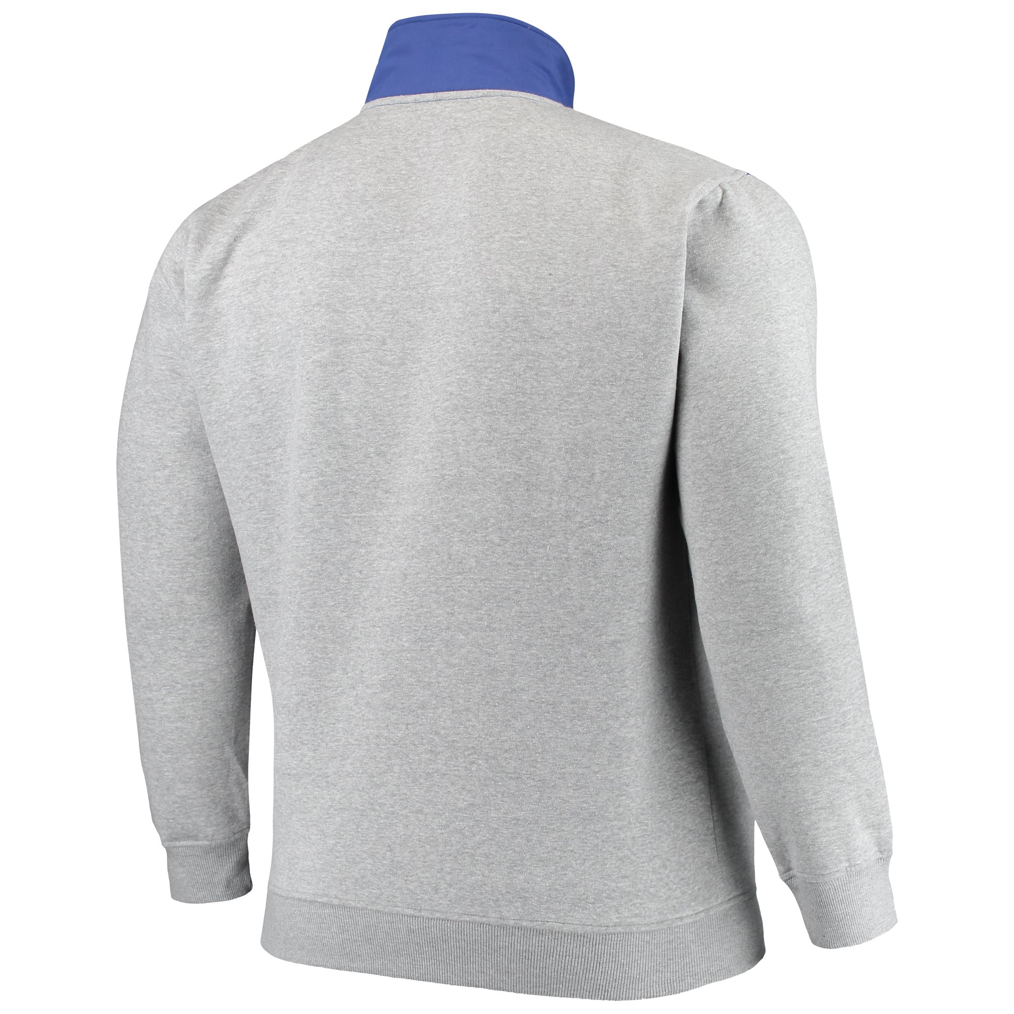Men's Majestic Heathered Gray/Royal New York Giants Big & Tall Men's Majestic Heathered Gray/Royal New York Giants Big & Tall