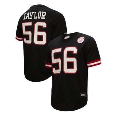 Lawrence Taylor New York Giants Mitchell & Ness Retired Player Name & Number Mesh Top - Black