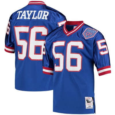 Lawrence Taylor New York Giants 1990 Mitchell & Ness Authentic Throwback Retired Player Jersey - Royal