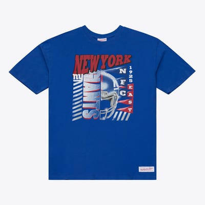New York Giants Mitchell & Ness Core Essentials Street Graphic T-Shirt - Royal
