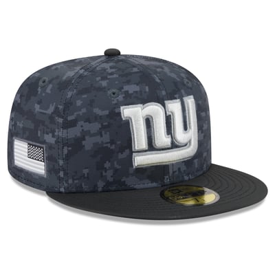 New York Giants New Era 2026 Salute To Service 59FIFTY Fitted Hat - Black