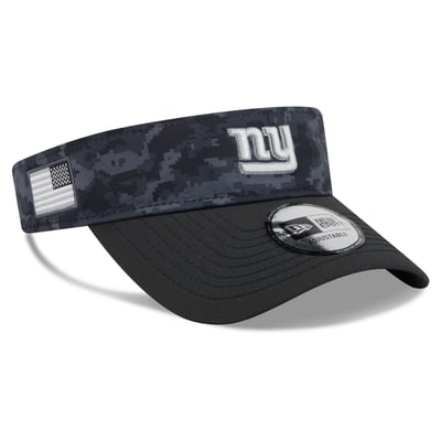 New York Giants New Era 2026 Salute To Service Adjustable Visor - Black