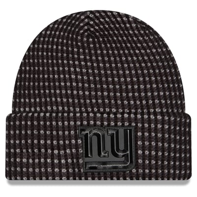 New York Giants New Era 2026 Sideline Cold Weather  Cuffed Knit Hat - Black