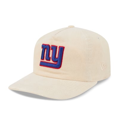 New York Giants New Era Corduroy 19TWENTY Adjustable Hat - Cream