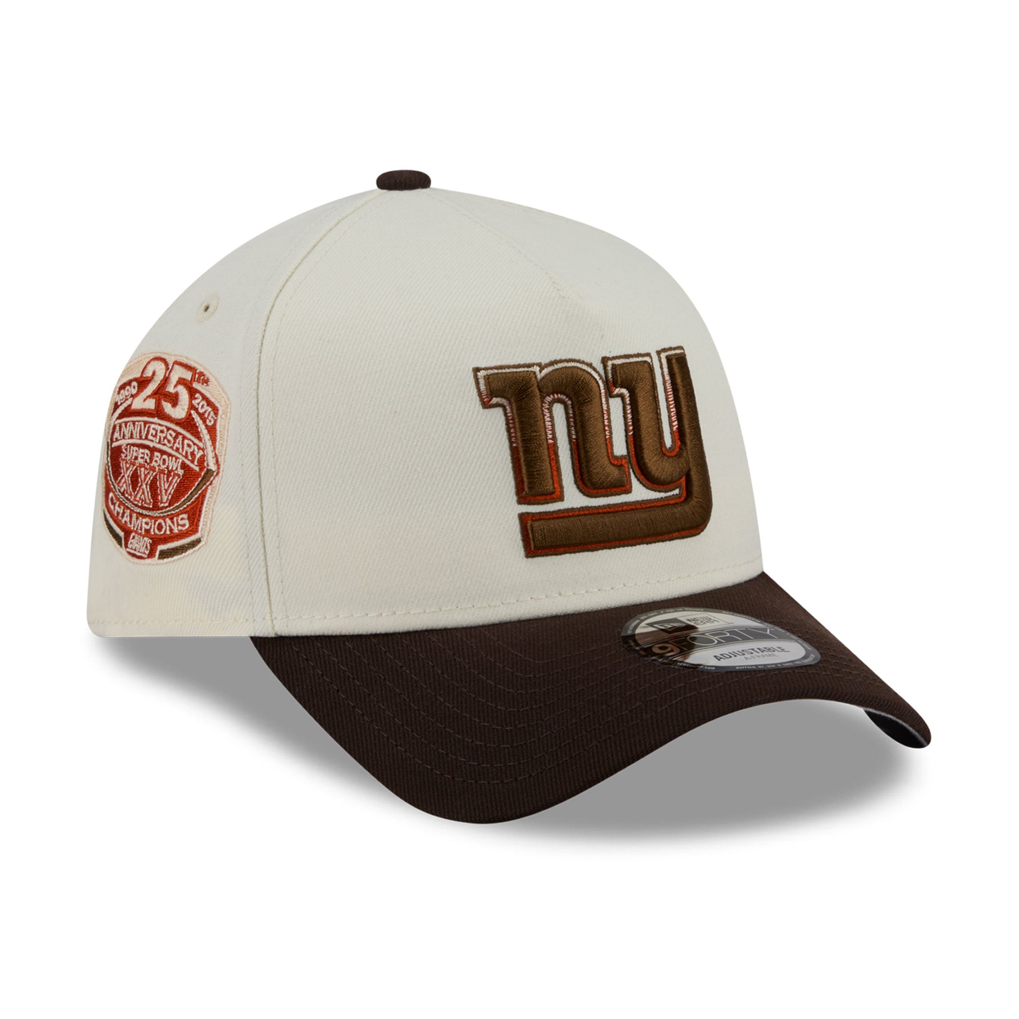 Men's New Era Cream/Brown New York Giants Pumpkin Spice A-Frame