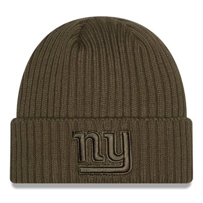  New York Giants New Era Color Pack Cuffed Knit Hat - Olive
